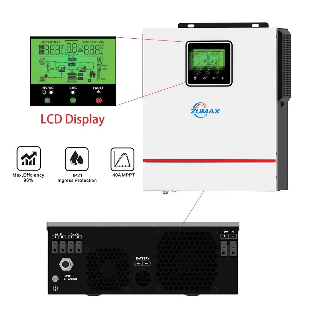Good quality 1000w 1500w 12v dc to ac mppt charger inverters solar power inverter 1.5 kw solar inverter price