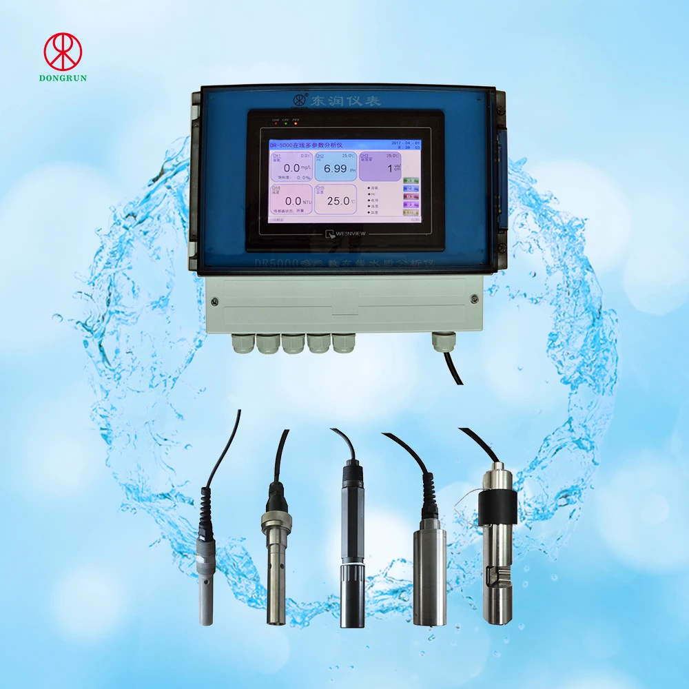 Онлайн многопараметрический Измеритель Качества Воды PH/проводимости/DO