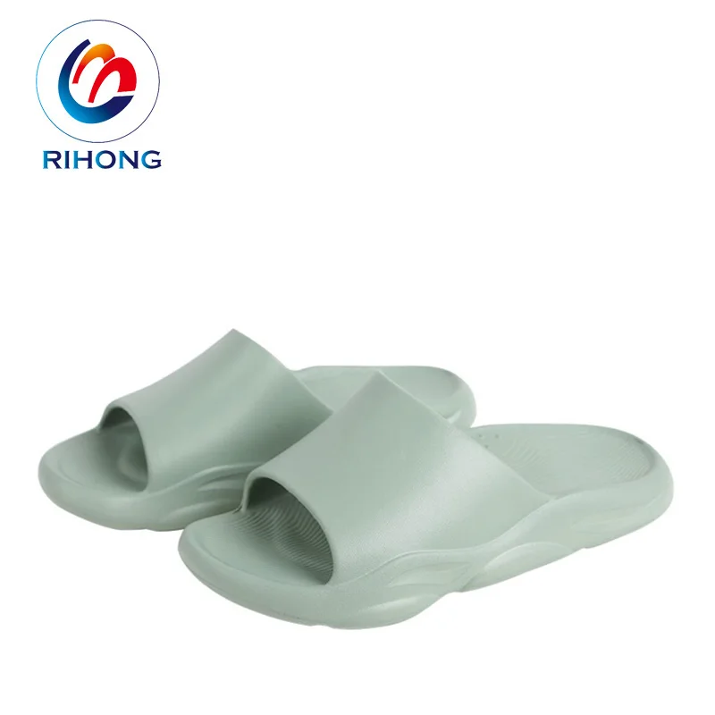 Guangzhou factory custom private logo flat flatfrom eva pvc unisex colorful yeezy slide sandal