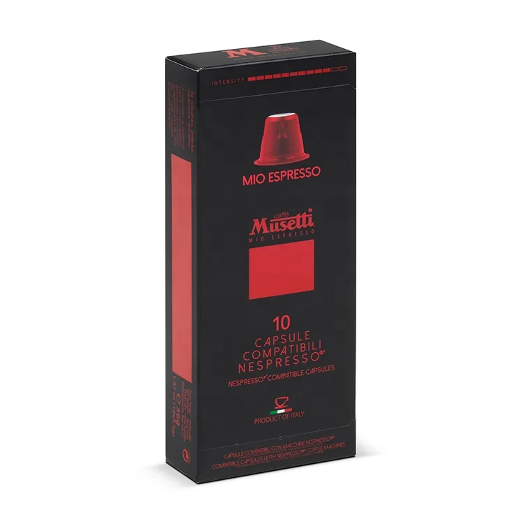 
Mio espresso 10 capsules dispenser compatible arabic espresso coffee capsule with lid 