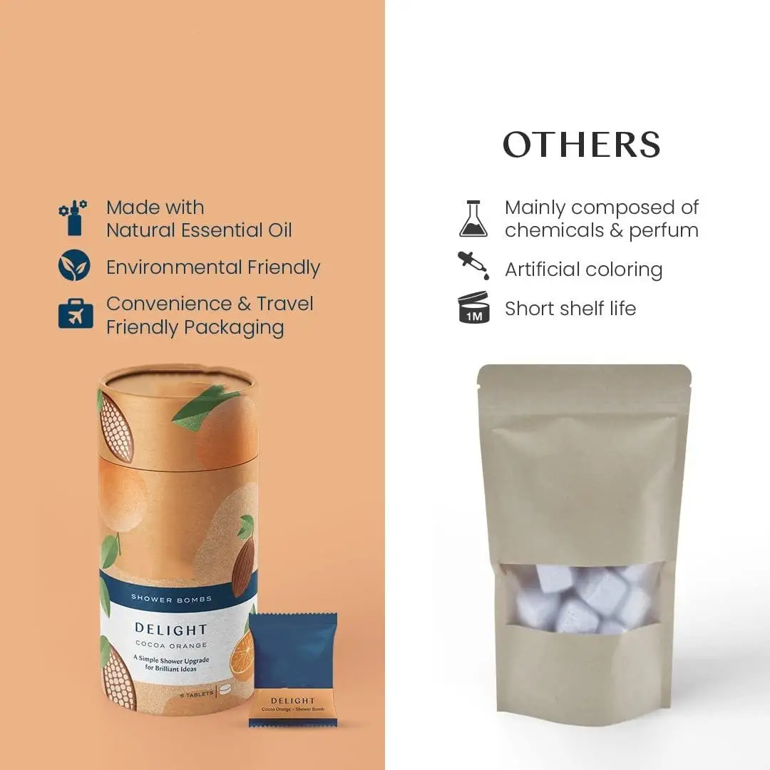 Wholesale Long Lasting Scent Shower Steamers Aromatherapy Shower Bombs With Essential Oils For Women Men Instant Stress Relief