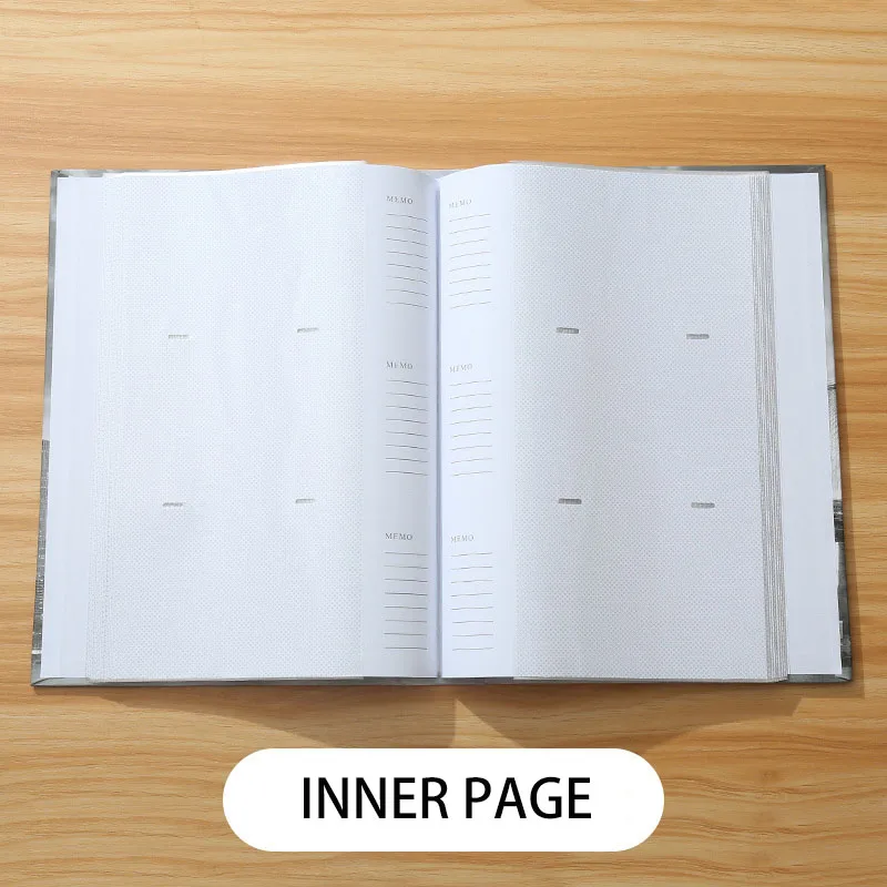 STANDWIDE large capacity 6 inch 300  photos big album book with memo vintage PP inset baby wedding family Photo album