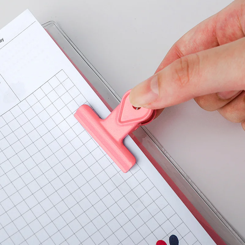 Popular 40mm 50mm wholesale office electroplated brass customised metal bulldog clips