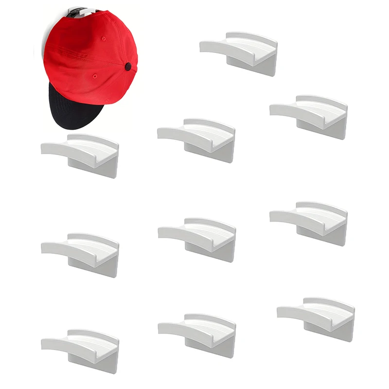 UKELAI Hat Hooks Adhesive Hangers Coat Hook Traceless Hanger Key Decorative Hooks for Home Kitchen