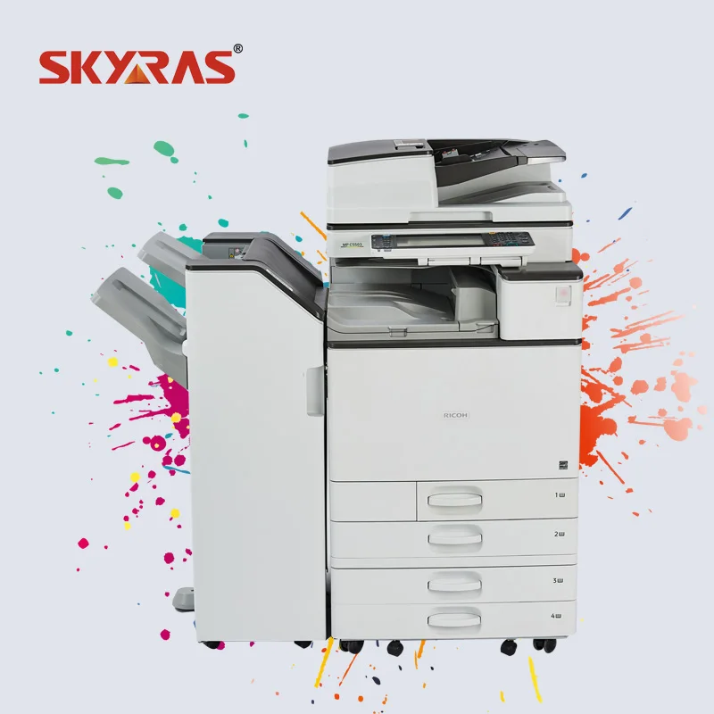 Color RICOH MPC 3503 Used Remanufactured Copiers Photocopy Machine