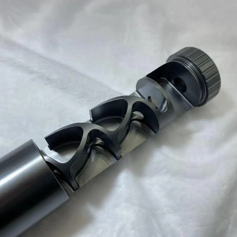 3rd Gen Single Core Monocore Aluminum 8.9'L  1.58' OD  0.4'ID  Tube 1/2x28 or 5/8x24 Solvent Trap Catch Fuel Filter Wix Napa