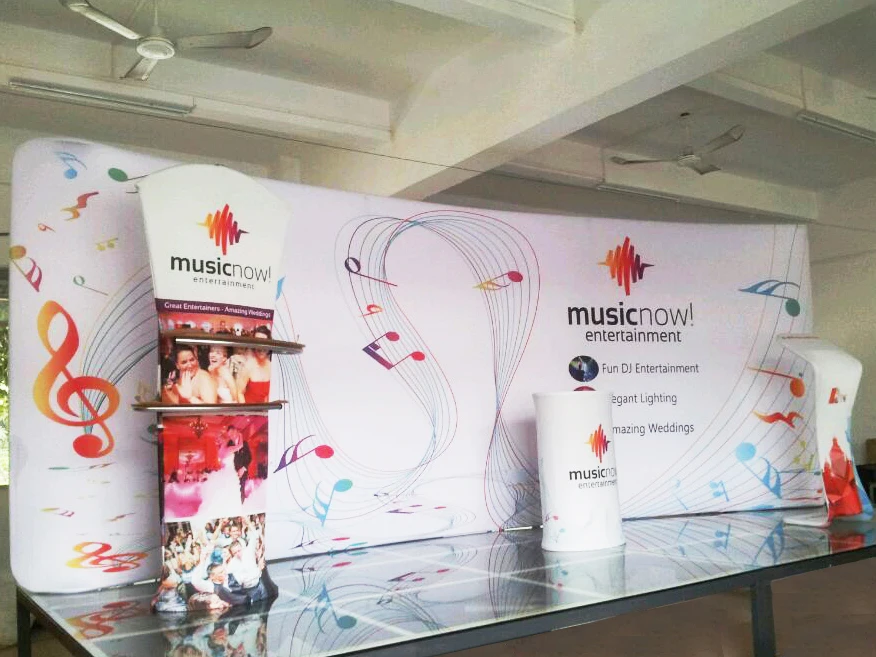 Custom Backdrop Stand Display