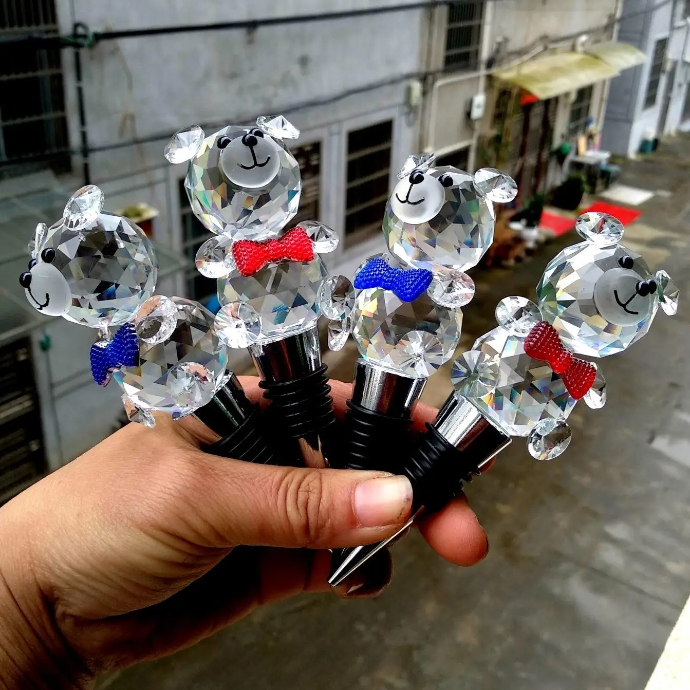 New Design Wine Stopper Animals Factory wholesale Animals Stopper Crystal glass Wholesale Wine Stopper