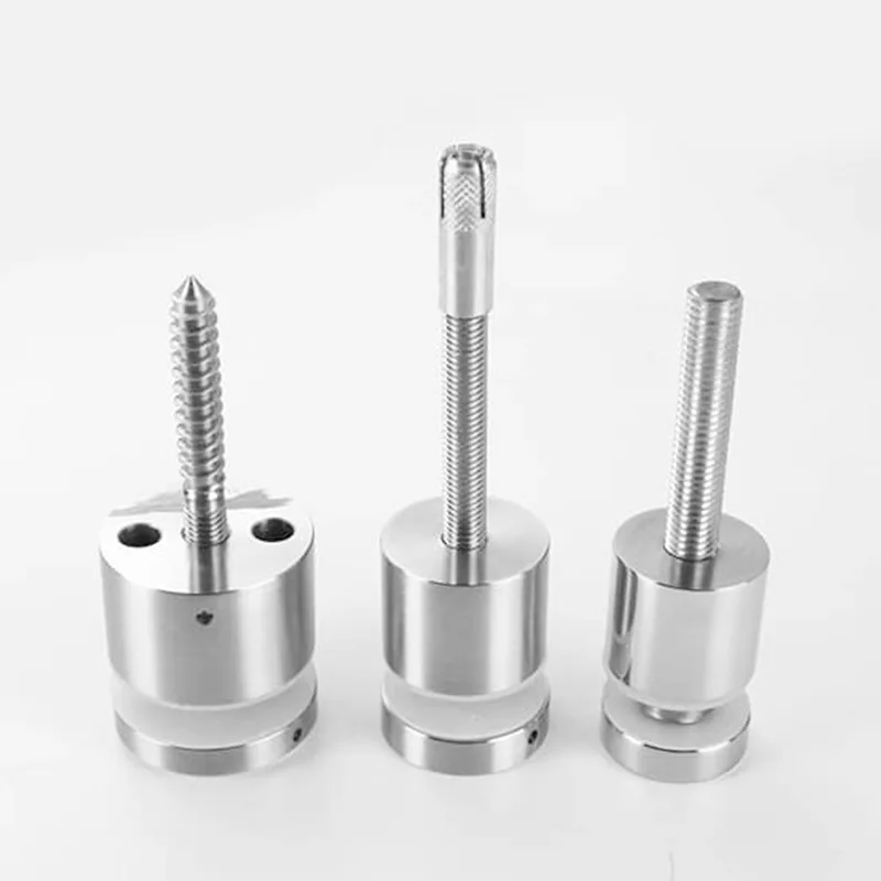 304 316 2205 stainless steel glass fitting accessories glass standoff for handrail railing