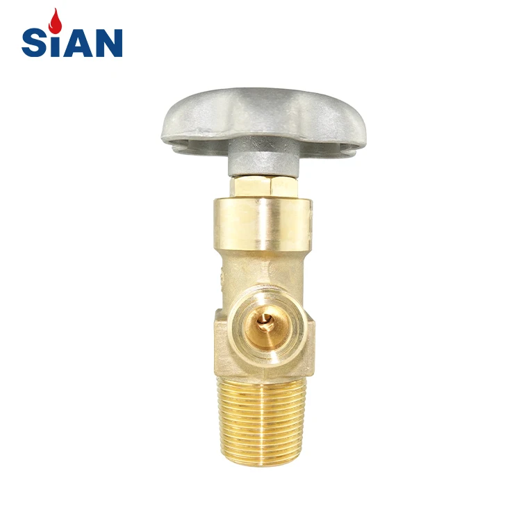 High Quality QF-2A8 CO2 Cylinder Axial Type Valve Brass