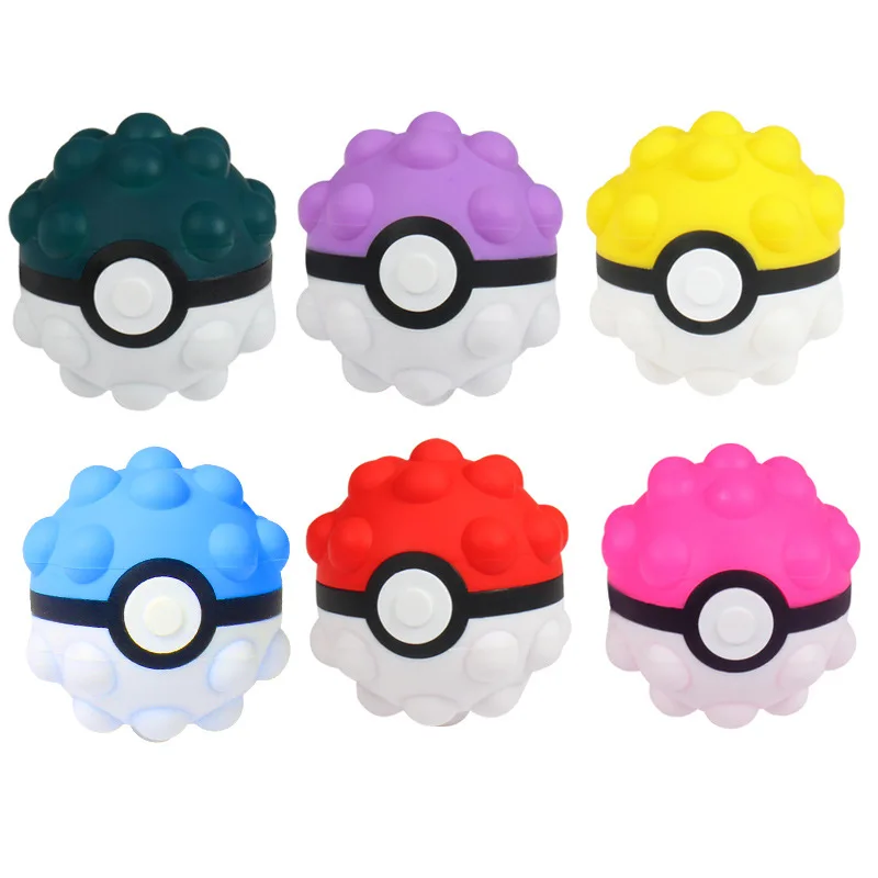 2024 3D Cartoon Anime Characters Fidget Squeeze Toy Stress Relief Toys Elf Ball Model Soft Silicone Toy