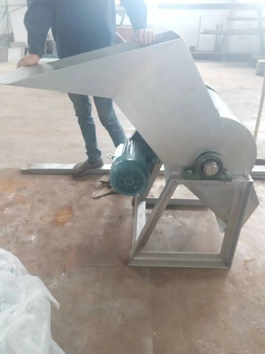 Heavy duty crusher ice maker machine industrial block ice crusher