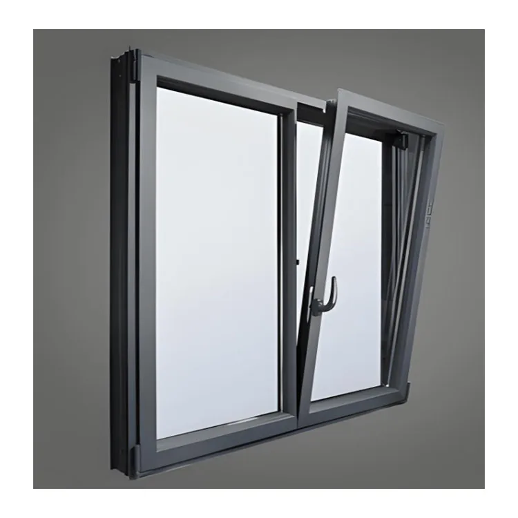 glass factory in china  aluminum frame tilt and turn windows Safety tempered Glass