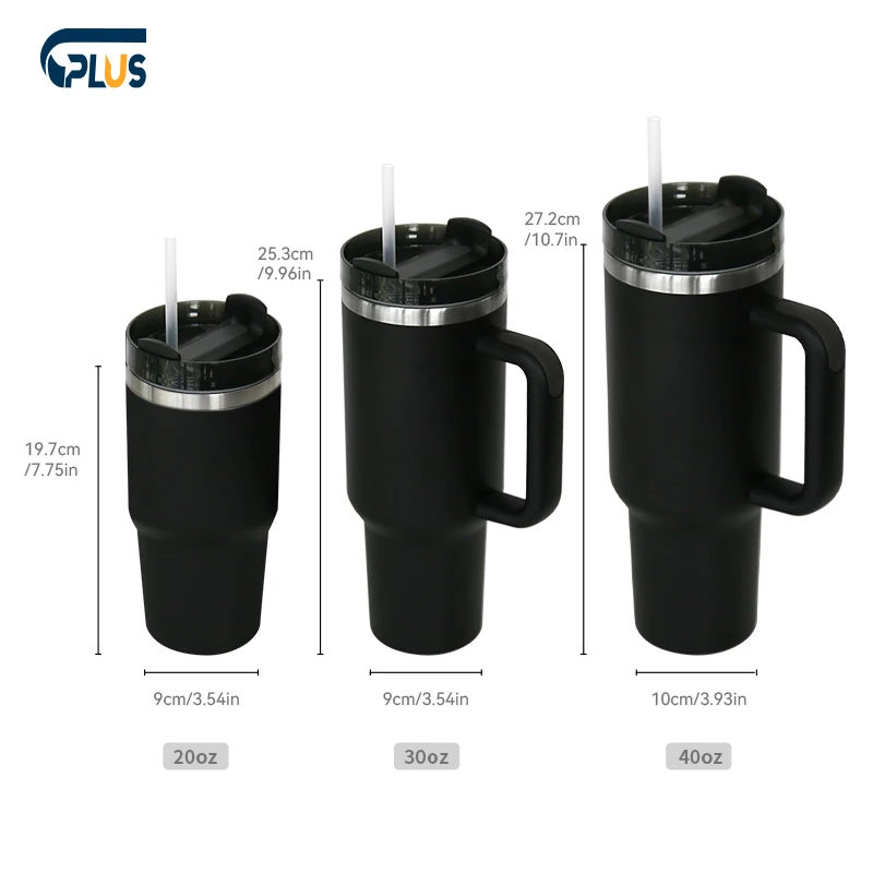 Custom logo 30oz 40oz tumbler engraved travel stainless steel cup 2.0 40oz tumbler with handle Double Wall Insulated Vacuum