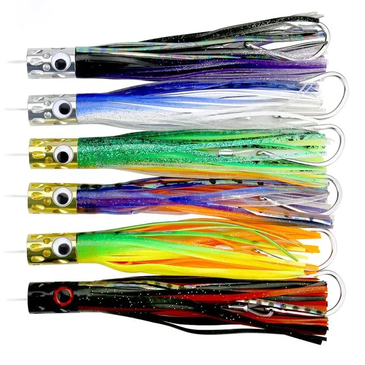 Saltwater Trolling Lure for Marlin Tuna Mahi in Durado Wahoo Trolling Lures Free Mesh Bag Offshore Big Game Lures