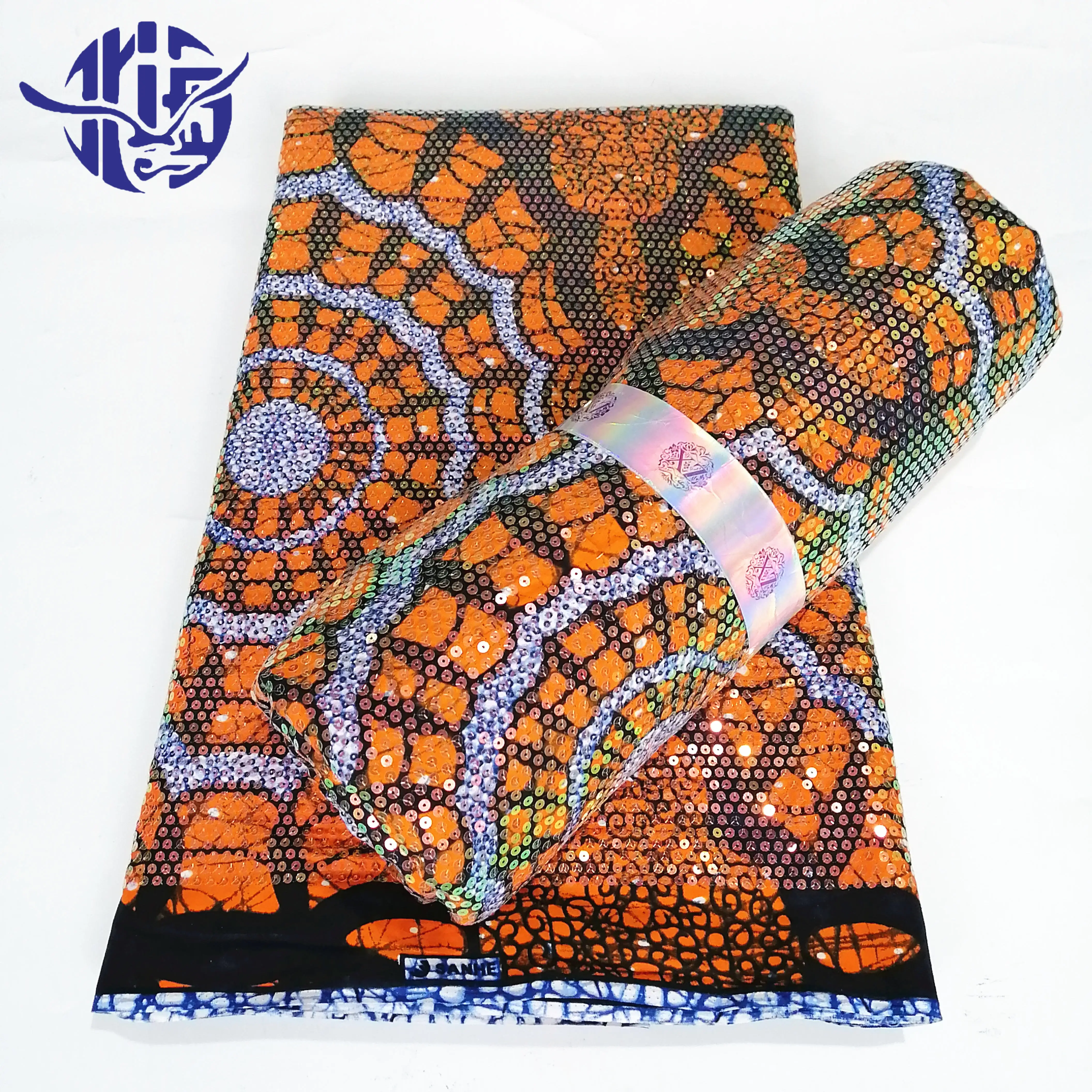 african kitenge fabric wax peacock Online Veritable Ankara  Sequin lace Wax Prints fabric in 6 Yards