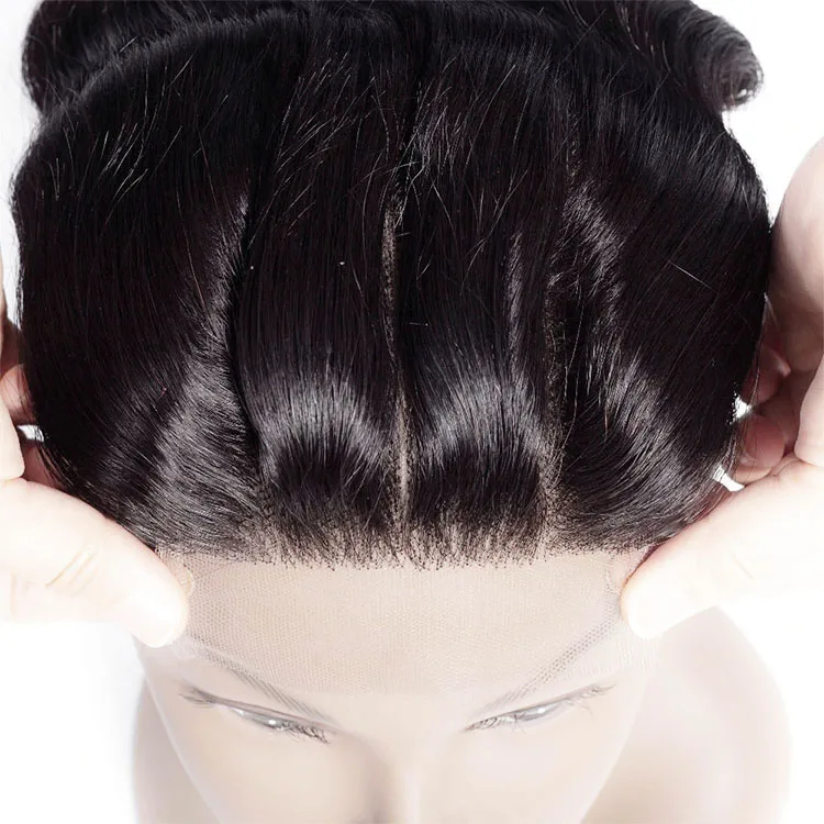 10A Grade Brazilian Lace Closure Brazilian Straight Hair 4 By 4 Lace Closure Virgin Human Hair Middle Part 5 5 Lace Closure