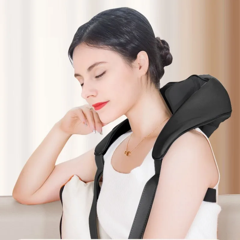 2024 Hot Electronic Neck and Shoulder Hot Rub Acupressure Smart Neck massager