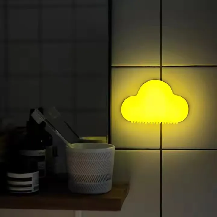LED Wall Lamp Decor Raining Cloud Night Light Magnetic Attraction Motion Sensor Night Light For Bedroom Wall Lamp Night Light