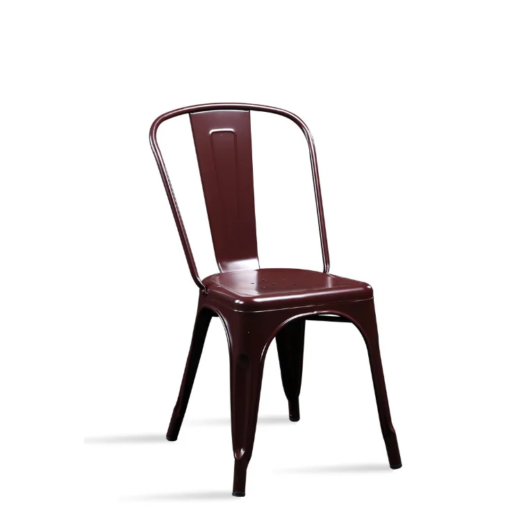 Винтажное железное обеденное кресло в стиле индастриал, стул для стола в стиле молочного чая, кофе, горячий горшок, металлическое кресло, стул для отдыха