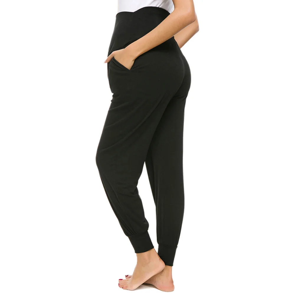 Женские повседневные брюки для беременных эластичные брюки для отдыха