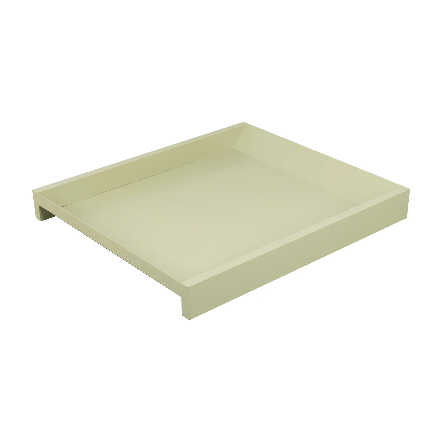 BSCI FSC Factory Customized Gray White Stackable Wooden Paper Office Storage Tray