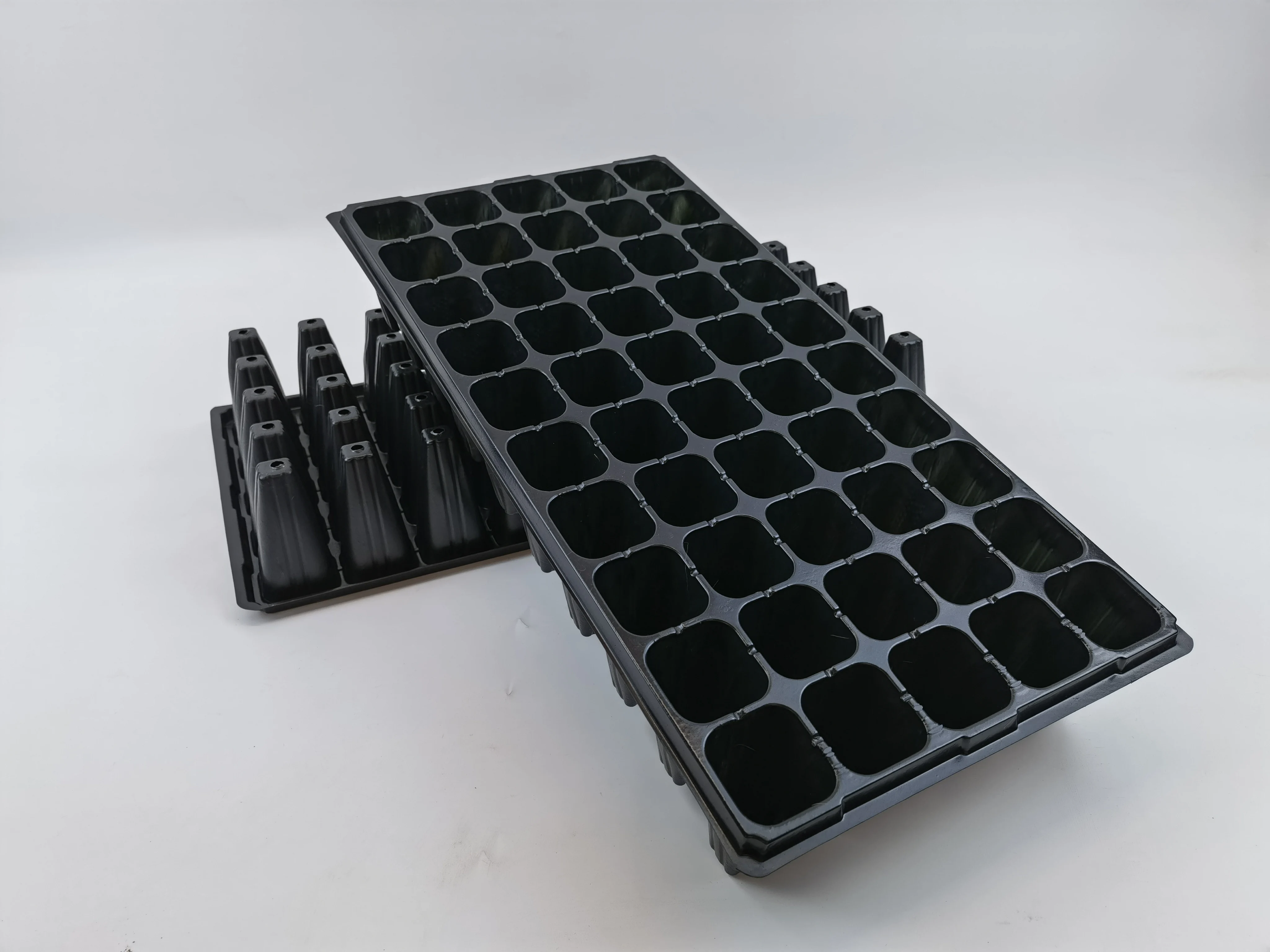 50 72 98 105 200 Cells PET Plastic Seed Starting Grow Germination Tray for Greenhouse Vegetables Nursery