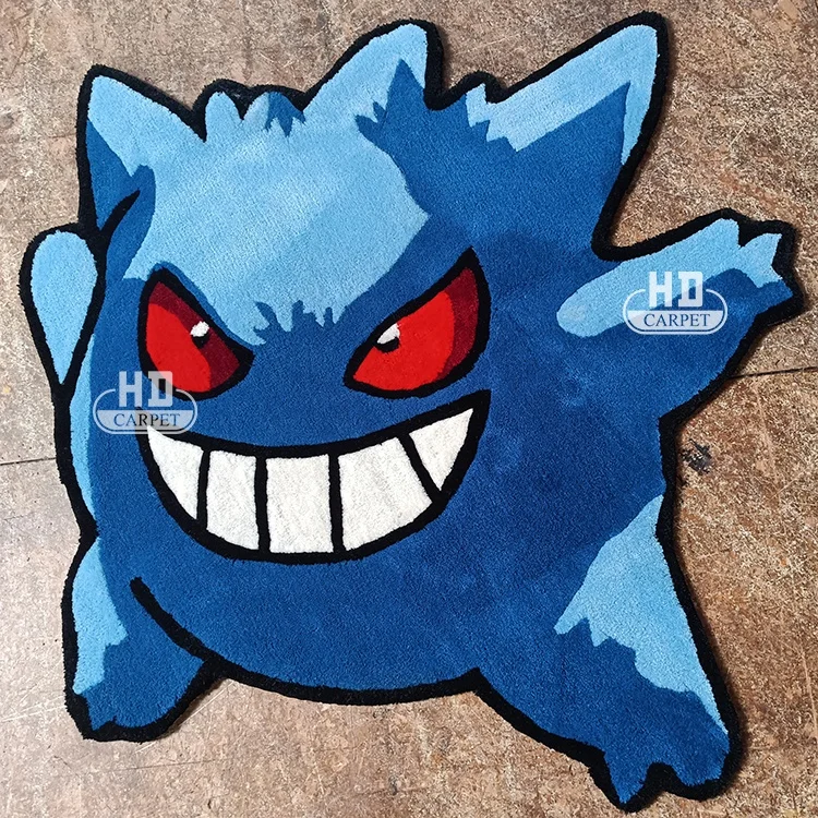 Wholesale Wool Carpet Custom Tufted Anime Rug For Living Room