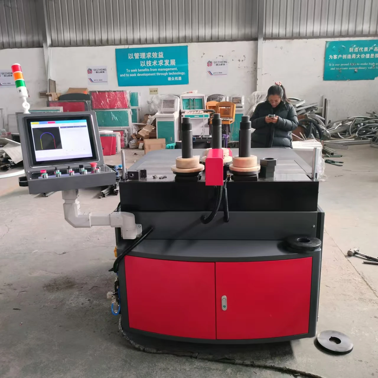 Top Selling two way cnc aluminium profile bending machine