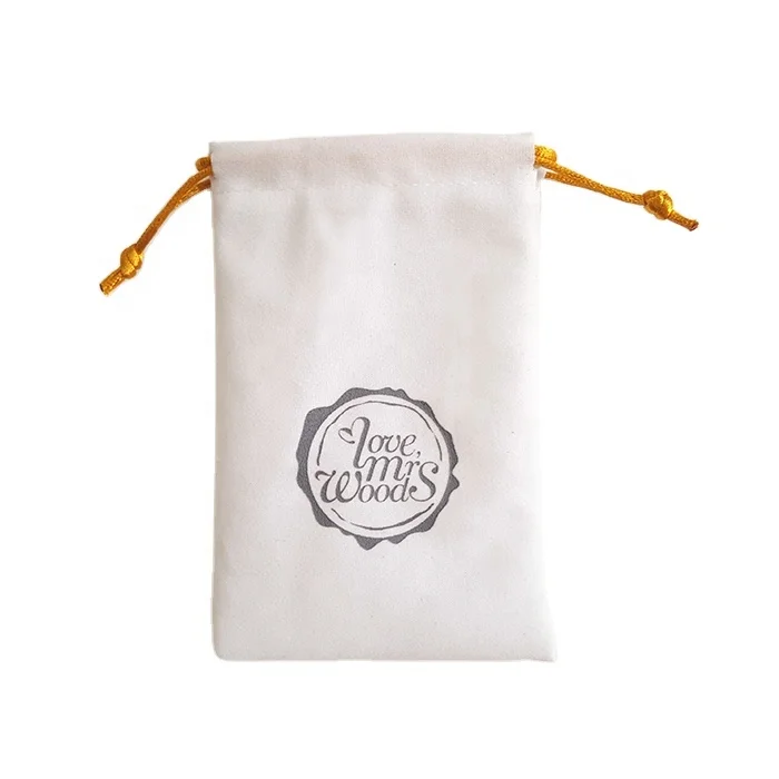 Jewellery Bag or Customized Accept Velvet Drawstring Jewellery Pouch/velvet Gift Recyclable Screen Printing,hot Stamping White