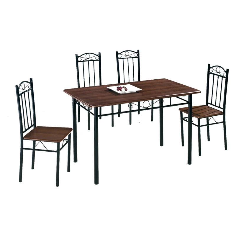 Sell Well wholesale Modern home wooden tables 4-person table and chair set Dinning Room Furniture for Living Room