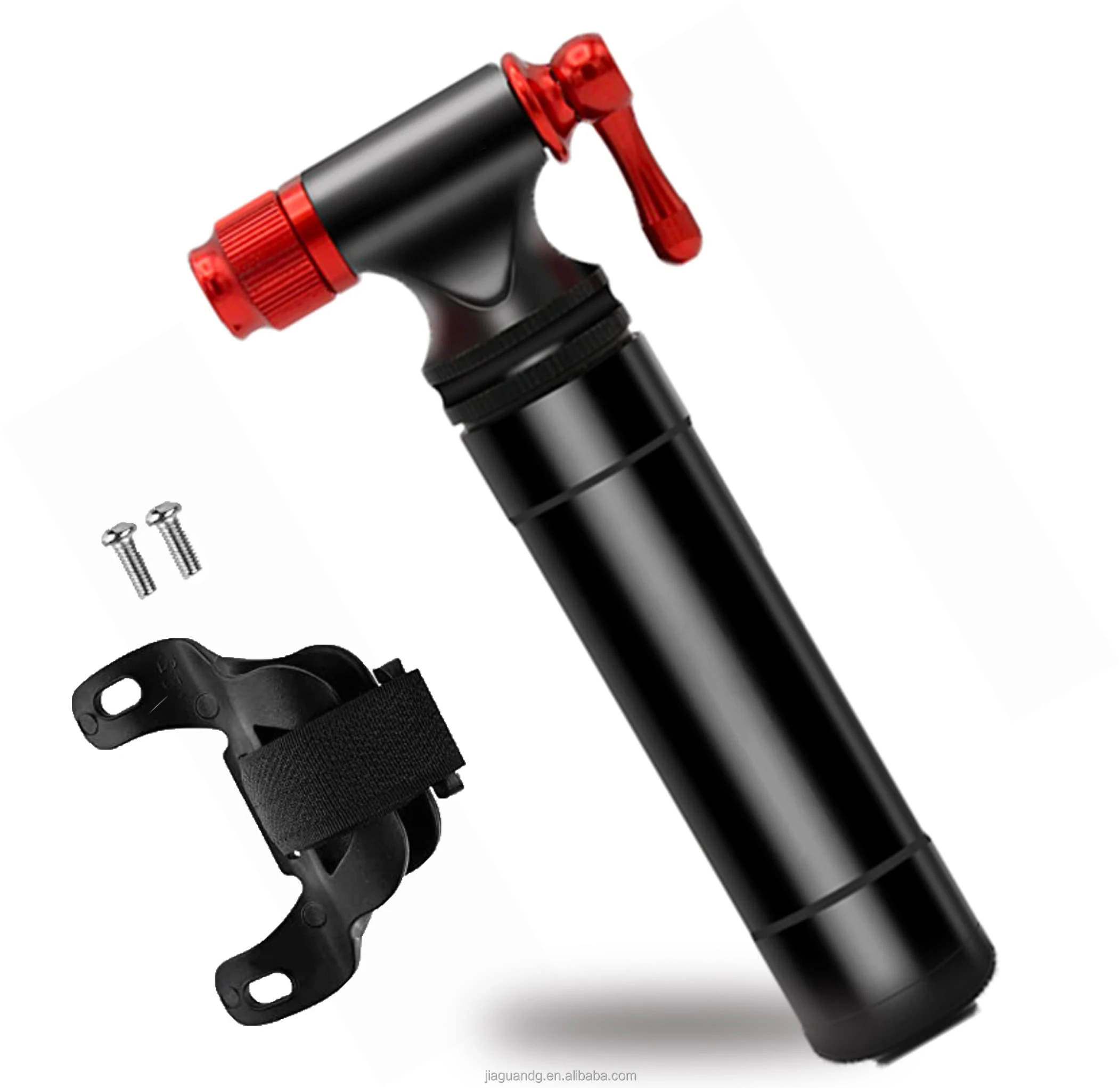 Compact Mini CO2 Bike Air Pump with Presta Valve Emergency Hand-Operated Bicycle Pump