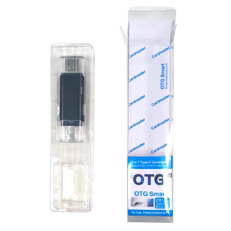Многофункциональный 3 в 1 USB Type C Micro USB SD OTG SIM кардридер USB 2,0 кардридер для камеры для бизнеса