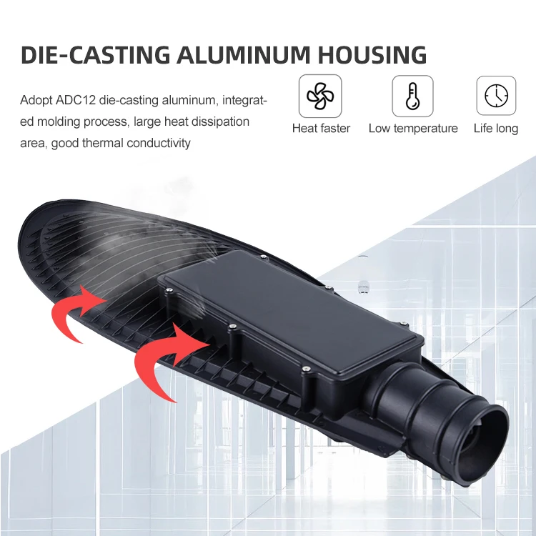 New Arrival Outdoor Ip65 Waterproof Aluminum 30w 50w 80w 100w 150w 200w 250w COB Led Street Light