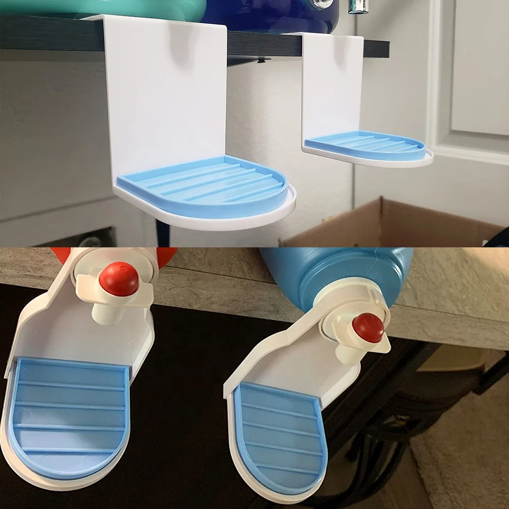 dripproof foldable laundry room washing liquid gadget soap detergent drip tray catcher cup holder for dispensing soap