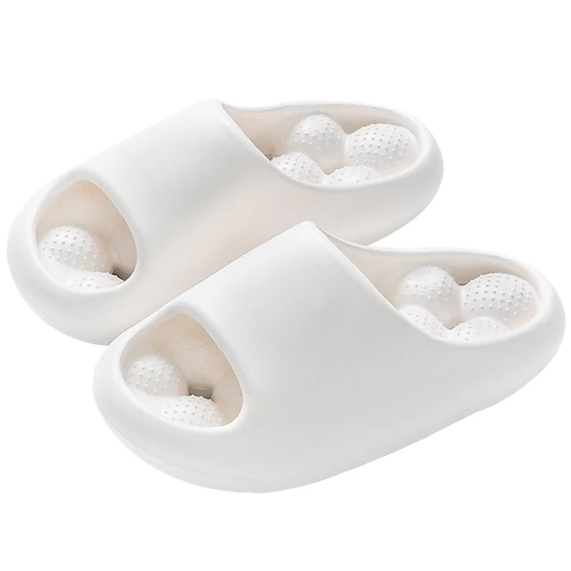 Bathroom slippers female summer household thick soled bathroom dedicated to water leakage and anti slip indoor household