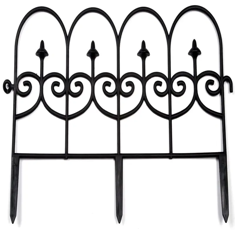 European plastic ground type garden fence garden fence practical garden small fence