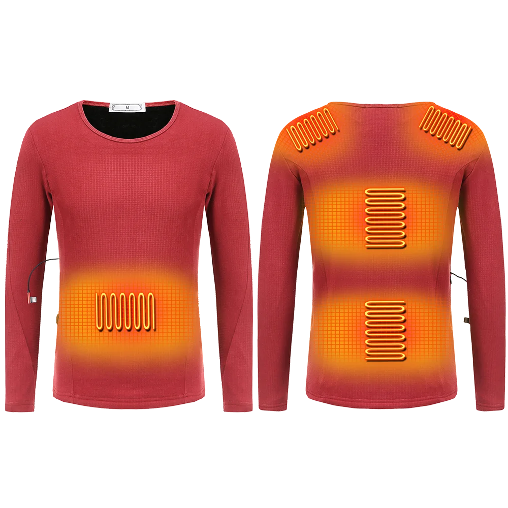 
Winter Plush heating clothing heating jacket men and women factory hot selling smart USB charging clothes 