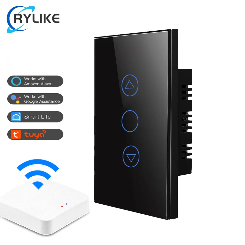 SAA Approval Zigbee Dimmer Switch Tuya Smart Life App AU/US Standard Touch Screen Glass Panel LED Smart Dimmer Light Switch