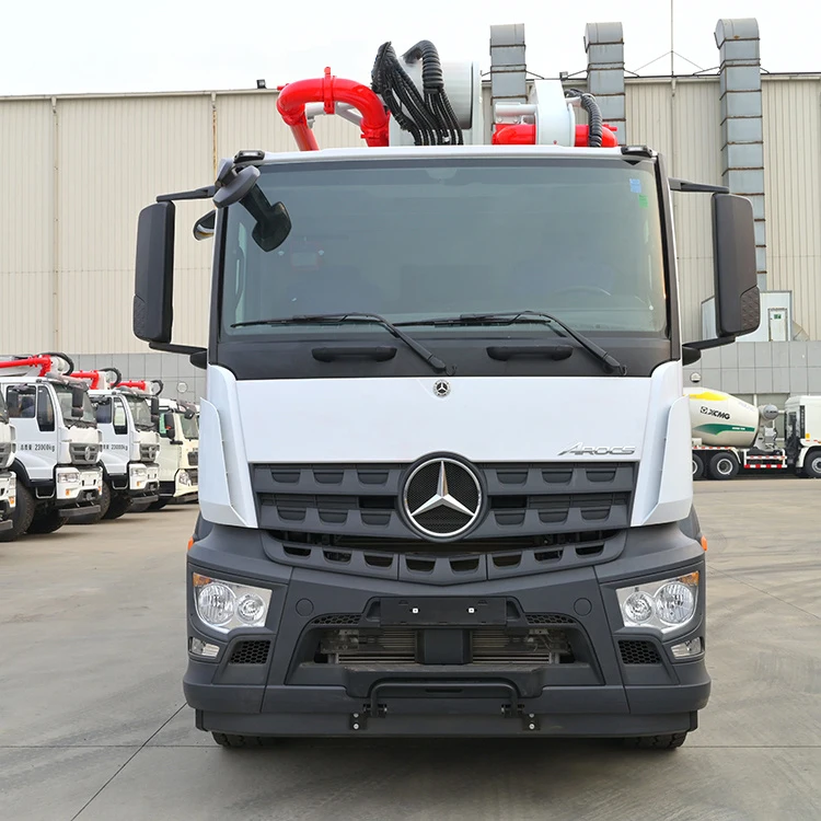 Официальный цементный бетононасос XCMG грузовик с шасси Benz HB67V цена