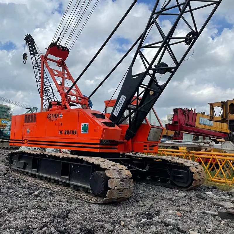 Подержанный кран Hitachi KH180 50 тонн гусеничный кран
