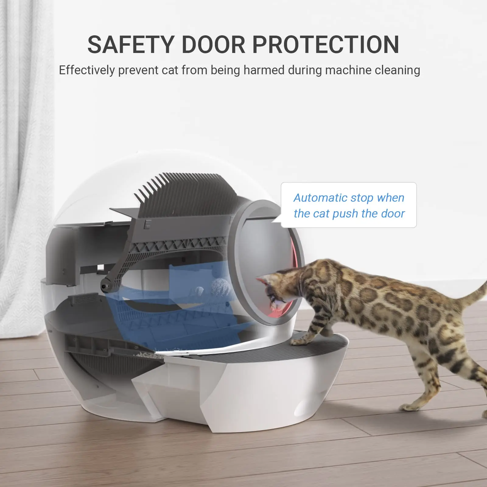 Smart Automatic Cat Litter Box & accessories Automated Litter Box Self-Cleaning With App Cat Litter Box