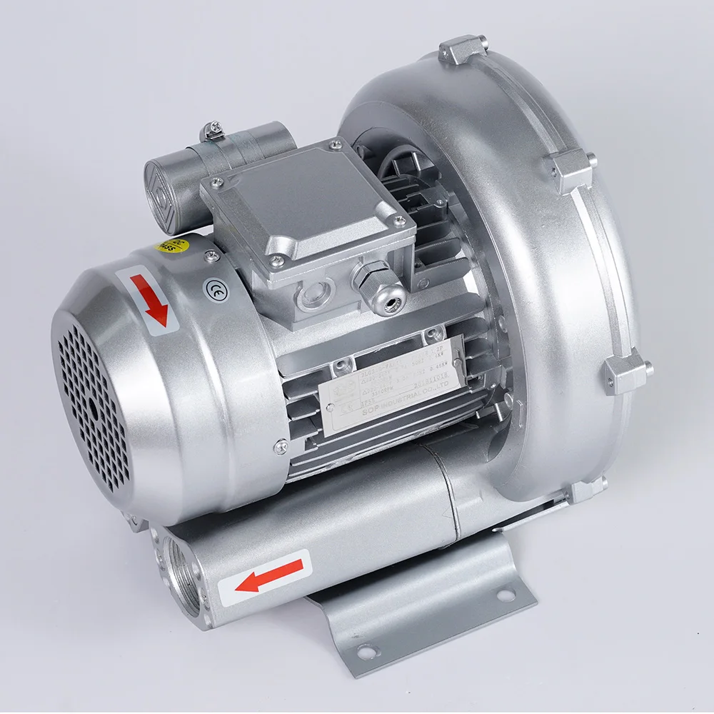 Long Service Time High Quality 0.37kw 220v High Pressure Electric Fish Pool Blower for Fish Farm