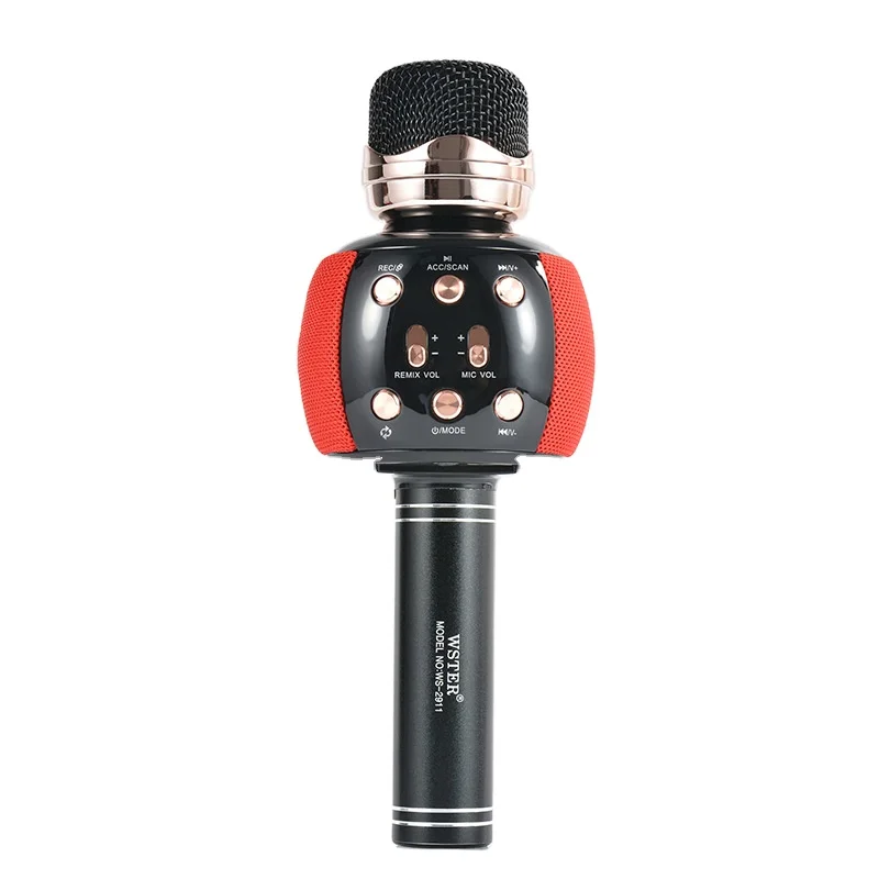 Manufacturer WS2911 Microphone Headphone With USB/Tf Card/Fm Radio/Sing Originality Wireless Speaker