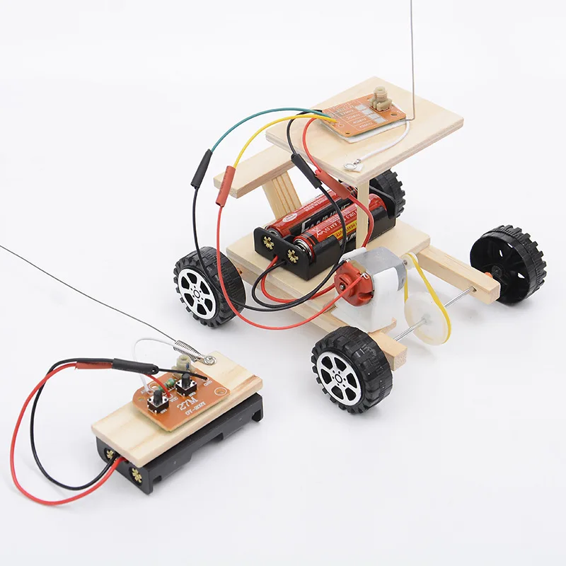 DIY stem remote car Amazing Science Exploration Children Educational Toy  R/C car kit