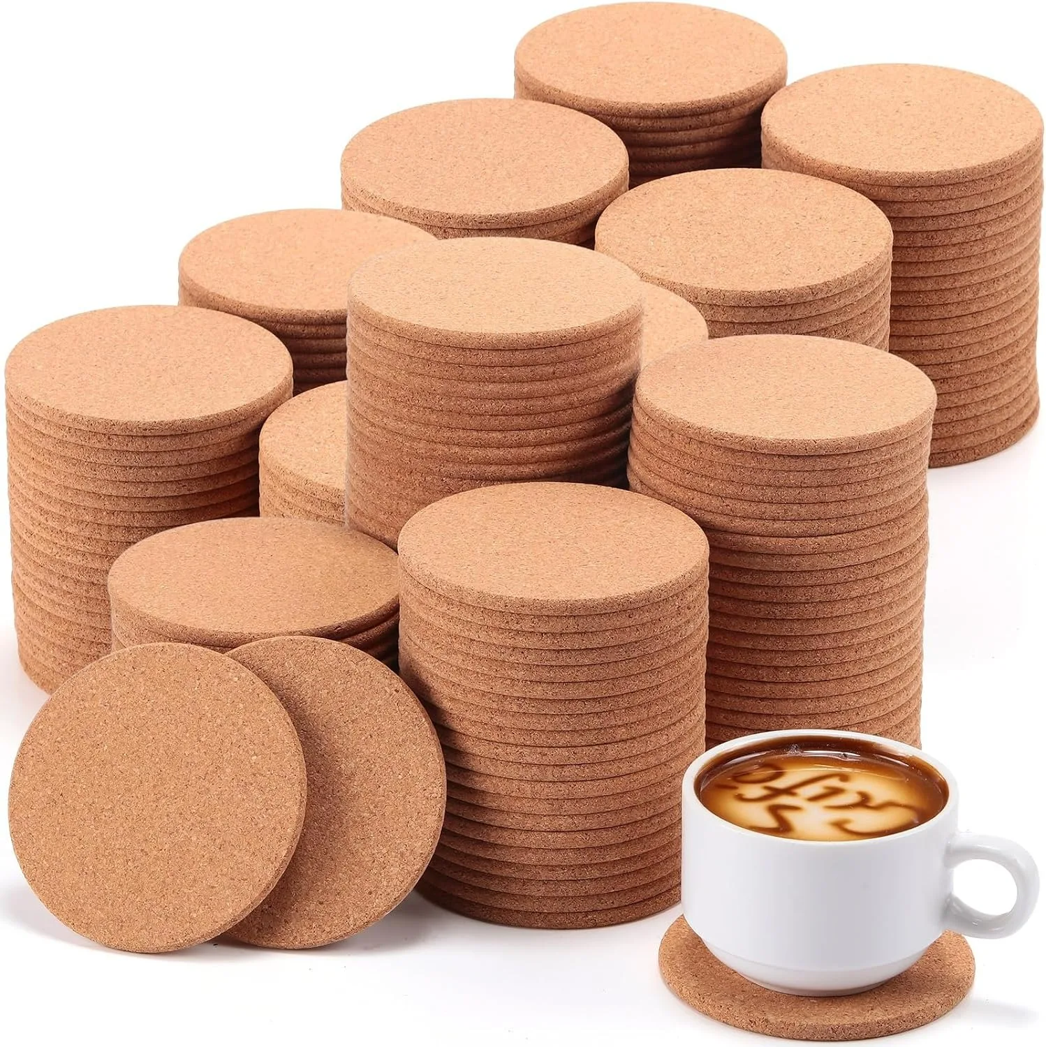 Free Sample Factory Wholesale Square Shape Wood Blank Cork Back Sublimation Coaster