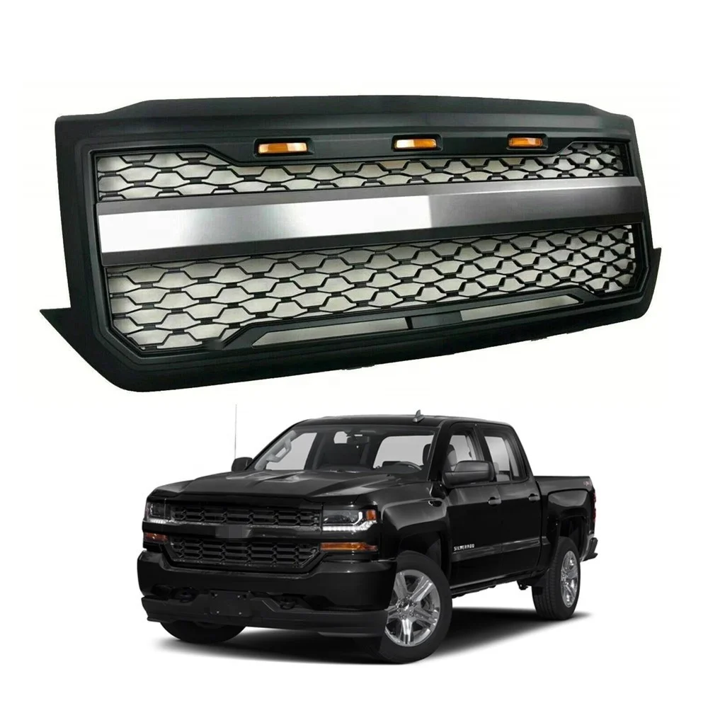 KSC AUTO Front Bumper Grille fit for CHEVY SILVERADO 2500/3500 2015-2019