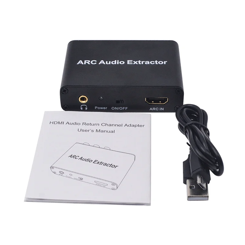ARC аудио экстрактор HDMI адаптер с цифровым оптическим TOSLINK SPDIF коаксиальный и аналоговый 3 5 мм L/R