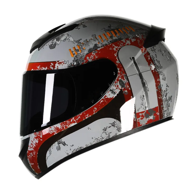 ECE certified motorcycle full face helmet fashion good quality men women customs flip up helmets