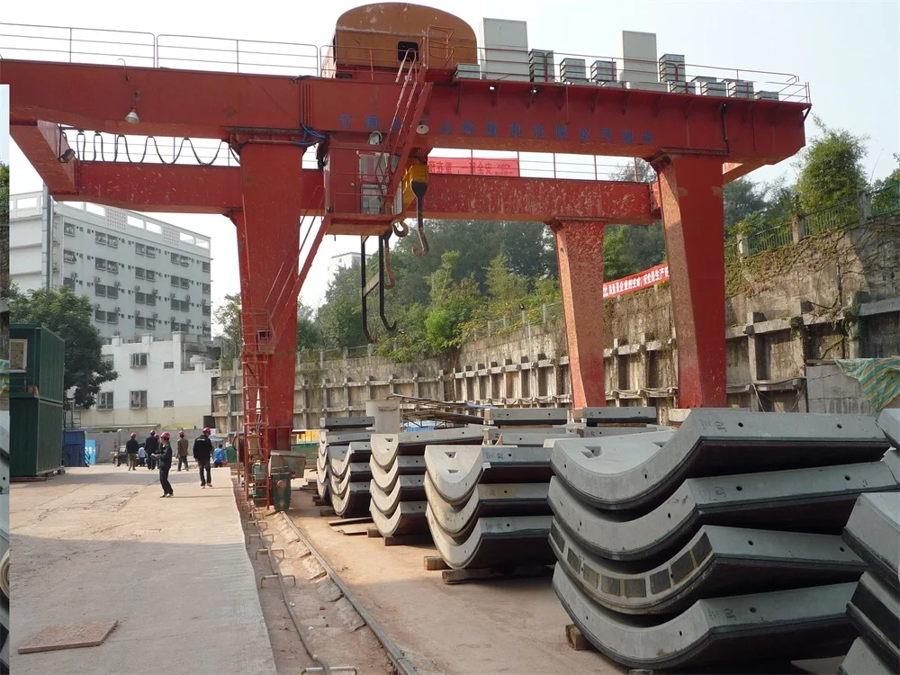 Kaiyuan 5 ton 80 ton 100ton Electric Wireless Remote Control Single/Double Beam Gantry Crane